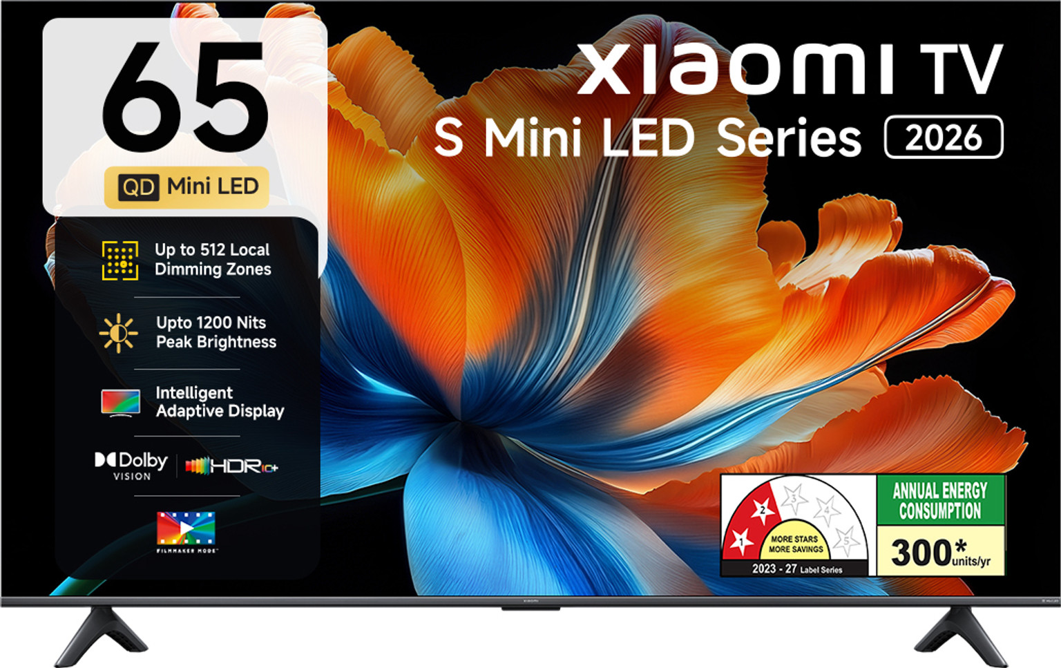 XIAOMI S Series 164.59 cm (65 inch) Ultra HD (4K) 