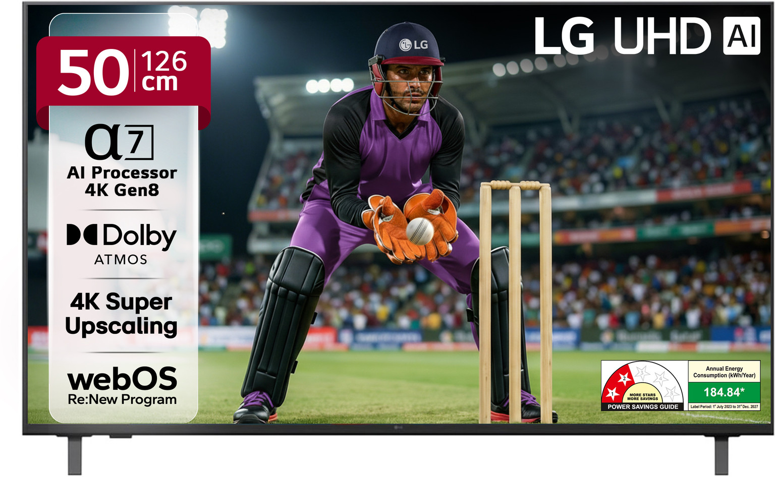 LG AI TV UA8200 126 cm (50 inch) Ultra HD (4K) LED