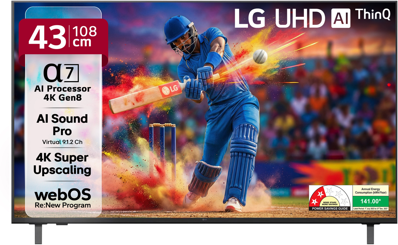 AI TV UA7380 108 cm (43 inch) Ultra HD (4K) LED Sm