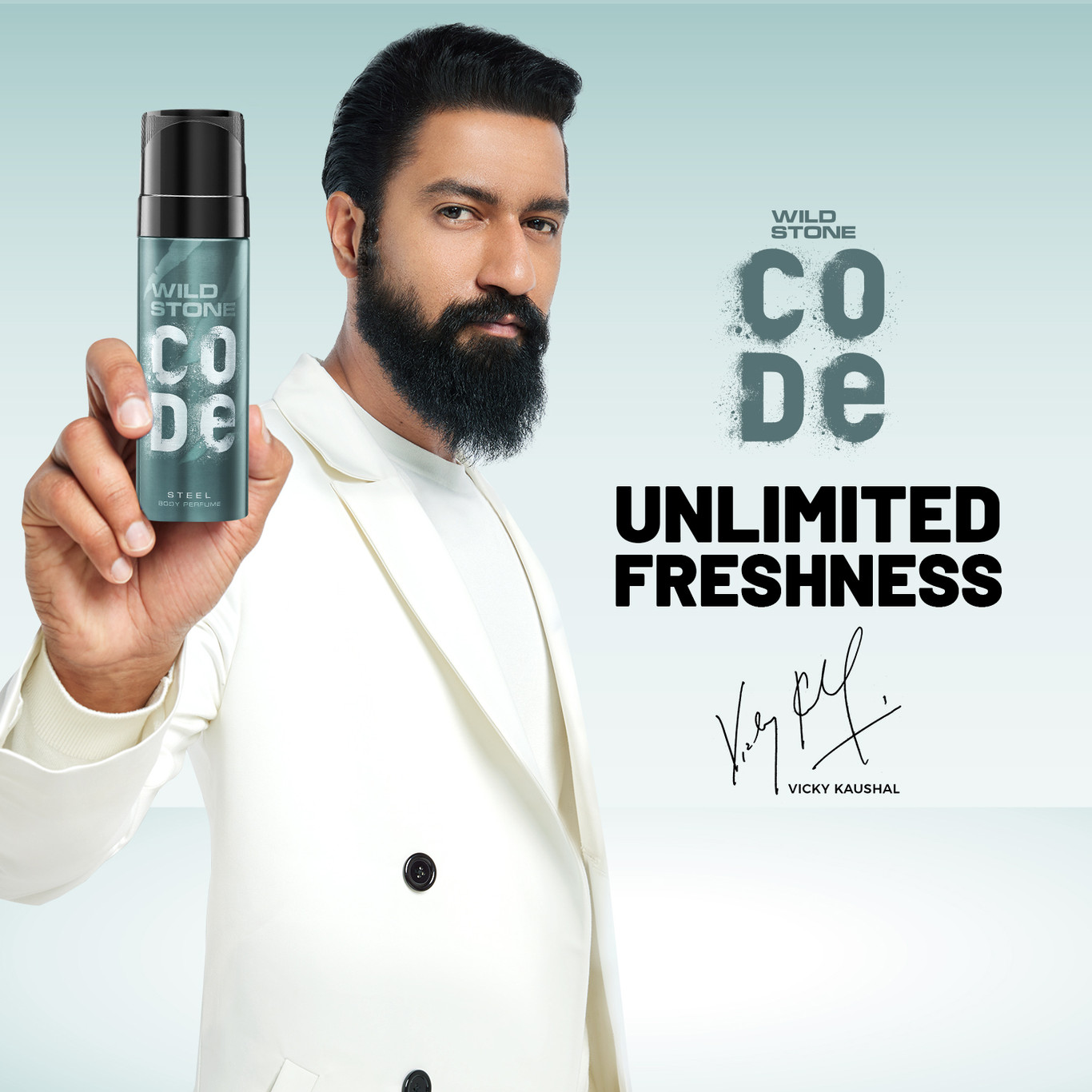 Wild Stone CODE Steel Body Perfume